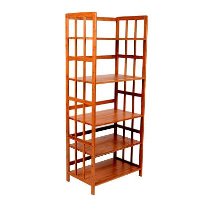 China Sustainable High Quality Durable Using Various Bamboo Pan 5 Layer Kitchen Storage Rack for sale