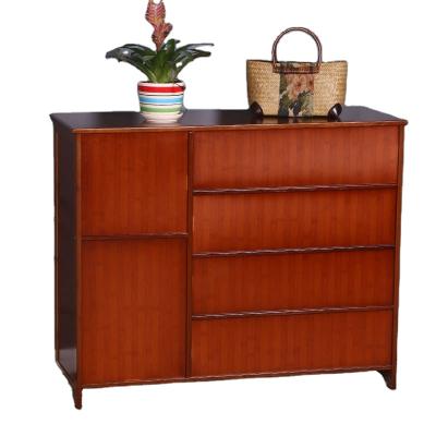 China Suitable Multiple Scenarios Bamboo Home Furniture 3 Tiers Modern Shoe Cabinet Stored for sale