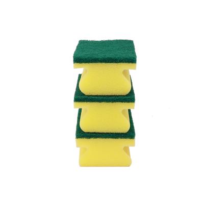 China Sustainable Customized Dishwashing Sponges Natural Dish Heavy Duty Sponge Scourer for sale