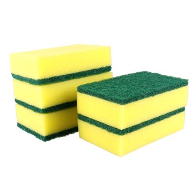 China Sustainable Household Kitchen Dish Cleaning Wash Sponges Soft Sponge Scrubber for sale