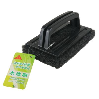 China Sustainable OEM Restaurant Dish Washing Sponge Cleaning Brush With Handle for sale