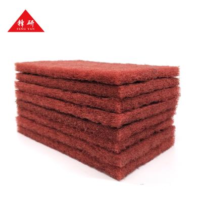 China Durable 7447 Nylon Scouring Pad , Kitchen Nylon Cleaning Scrubber for sale