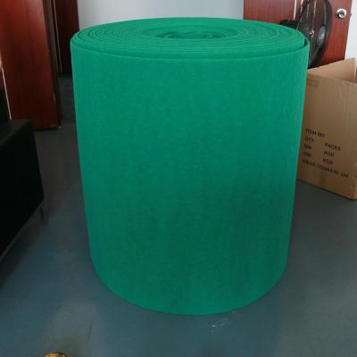 China Factory Manufacture Green Color Abrasive Sponge Viable Scouring Pad In A Rolls for sale