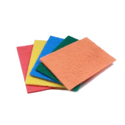 China Sustainable Scuff Pad Polyester Sponge For Kitchen High Quality Scrubbing Pad for sale