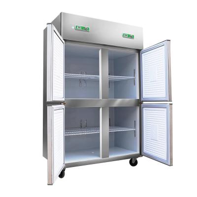 China Food New Product Refrigerated Hot Selling 4 Door Fridge Freezer Refrigerated Commercial Display Fridge for sale