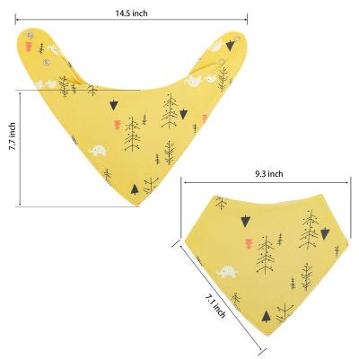 China Sustainable Baby Bibs Bandana Cotton Kids Baby Bibs For Kids for sale