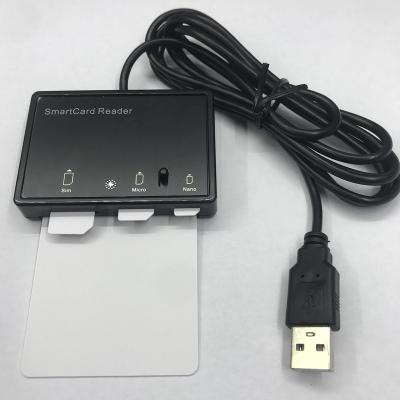 China Factory MCR3516 PC PC SC Smart Card Reader MCR3516 Smart Card Reader SIM Card Reader Writer USB CCID: for sale