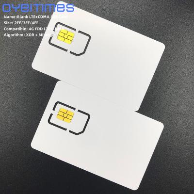 China Mobile Phone OYEITIMES 128k 2G 3G 4G Rewritable Blank LTE+CDMA SIM Card 3 in 1 for Mobile Phone for sale