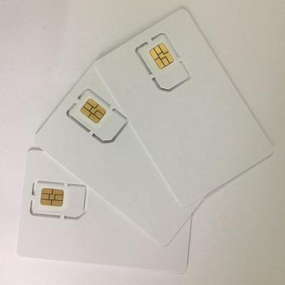 China Mobile Phone White 4G Programmable Test SIM Card XOR Milenage With 3 In1 Shape OYEITIMES for sale