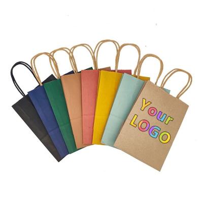 China Custom Materials Luxury High Quality Recycled Premium Customer Small Diary With Handle Paper Gift Packaging Bag 1 Color Color-4 for sale