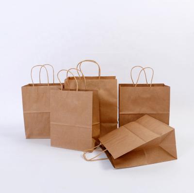 China Wholesale Recycled Biodegradable Bolsas Papel Kraft Paper Bag Mini Small Large Extra Large Packaging Materials Luxury Boutique Paper Bags Accept TUV for sale