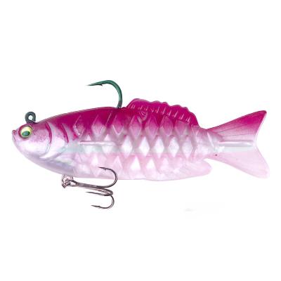 China Artificial High Carbon Steel 3D Eye Bait Fishing Accessories Snap Lure High Carbon Steel Fishhook for sale