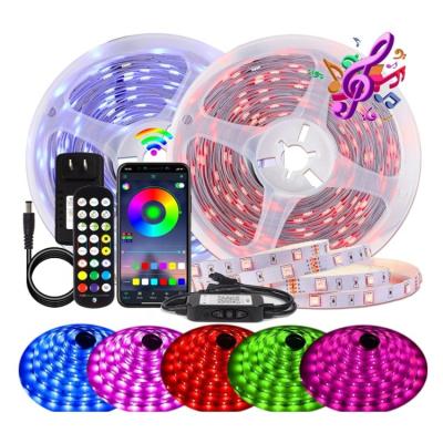 China LANDSCAPE RGB Led Strip SMD 5050 Music Sync Light Color Changing With Bluetooth Control Decoration for sale