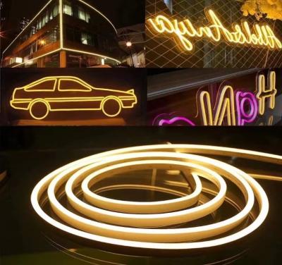 China Waterproof LANDSCAPE 6000k 12v white neon light/led neon flex rope light/led neon rope light for sale