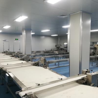 China ISO Havc Cleanroom 1000000 Operation Soft Drink Industry Food Beverage Cleanrooms Factory Seafood Soft Processing And Packaging Class 7 for sale