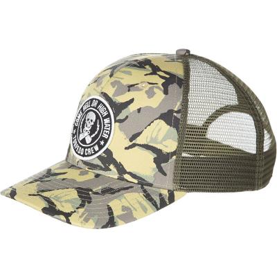 China COMMON High Quality Cotton Mesh Cotton Patch 5 Panel Embroidery Camouflage Custom Camouflage Trucker Hat for sale