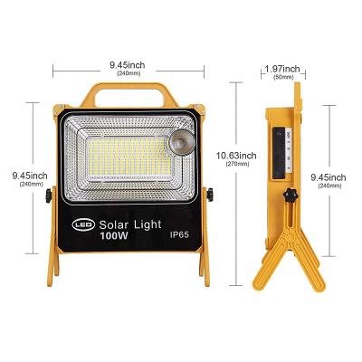 China Good LED Cheaper Rechargeable Outdoor Camping Flood Light 100W IP65 LED Waterproof Flood Lights for sale