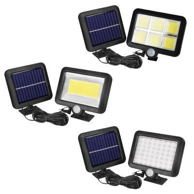 China Street SMD COB LED Light Human Body Induction Solar Panel Outdoor Courtyard Split Garage Solar Power System Home Solar Wall Light for sale