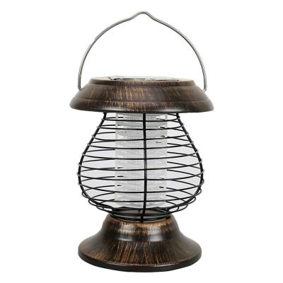 China Viable Indoor Outdoor Bronze UV ​​Convenient Zapper High Quality Color LED Color Mosquito Killer Solar Mosquito Killer Lamp for sale