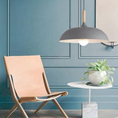 China Pandent Lights Cover Metal Attic Style Ceiling Pendant Lamp Simple Led Garden Light Chandelier for sale