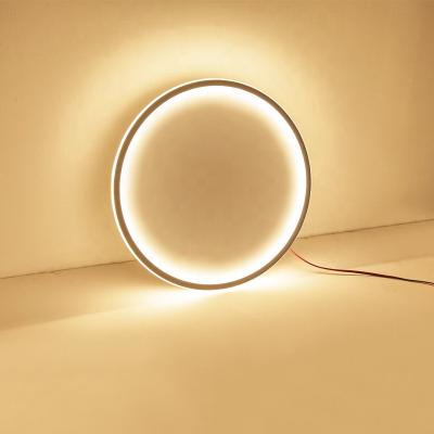 China Surface Mounted Single Remote Control Wholesale Home Indoor Round Light Lamp Body Led Ceiling Light for sale