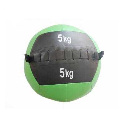 China Lightweight Gym Exercise Muscle Building PU Leather Soft Wall Ball for sale