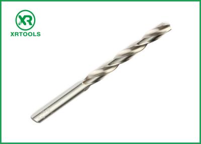 China Roll Forged HSS Drill Bits Half Ground White Finished Straight Shank DIN 338 for sale