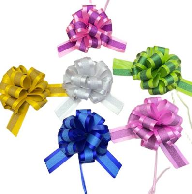 China Luster Wedding Party DIY Wrapping Decoration DIY Bow Ribbon Pull Hangs Gift Ribbon for sale