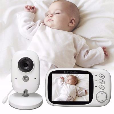 China NIGHT VISION 3.2 Inch LCD Baby Monitor Nanny Monitoring Lullaby 2 Way Audio IR Night Vision Security Temperature Camera Nanny Monitor VB603 for sale