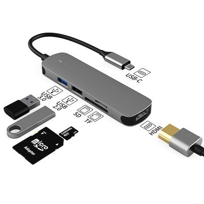 China Multiple USB-C Interfaces Support All In 1 Multifunctional Computer USB C Hub PD100W SD/TF Card Reader USB 3.0 Type-C Adapter Dongle For Tipo Pro Hub macbook c for sale