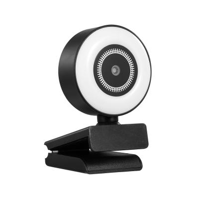 China For PC Laptop Live Streaming Ring Light USB 1080p High Definition 30fps Web Camera Microphone Full HD Mini USB Laptop Webcam for sale