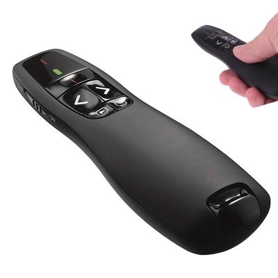 China PPT Page and Bottom Page 2.4GHz USB Wireless PPT Presenter Laser Pointer Remote Control for PowerPoint Presentation PPT Clicker R400 for sale