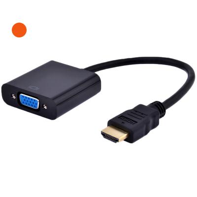 China MultipleInterfaces Support HD-MI Male to VGA 1080P 15cm Female Adapter HD-MI Cable to VGA Converter for HDTV Projector for sale