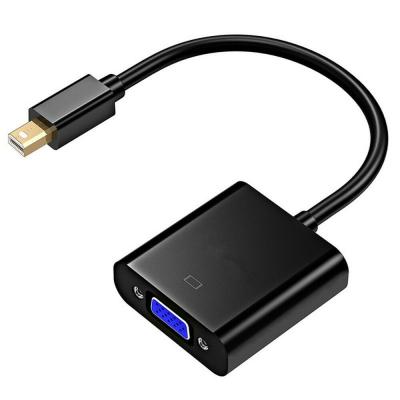 China Support MultipleInterfaces 1080P Male to Female VGA Adapter Cable Thunderbolt Mini Displayport DP to Mini to VGA Smart TV Media Converter for sale