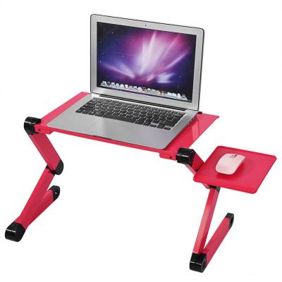 China (Size) 360 Degree Adjustable Notebook Position Foldable Desk with Adjustable Mouse Pad Stand Fun PC Computer Laptop Stand Holder for sale