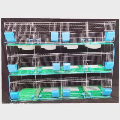 China Farms 3 Layers 4 Layer Commercia Male Breeding Layer Rabbit Cages For Sale Stackable for sale