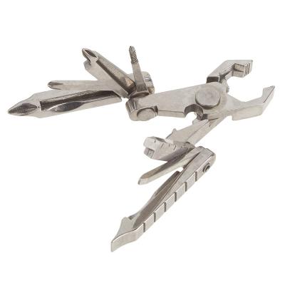 China MULTI FUNCTIONAL 19 in 1 Portable Pocket Mini Folding Multifunctional Pliers Hold Down Key Chain Outdoor Hiking Camping Tool for sale