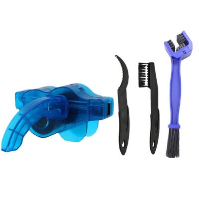 China Hicen 4PCS/Set Eco-Friendly Outdoor Bicycle Brush Portable Mountain Bike Chain Kit Joint Cleaner Clean for sale