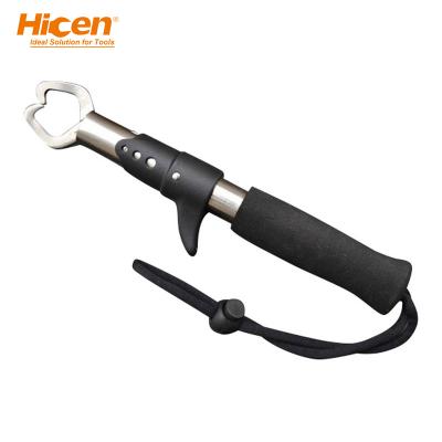 China Outdoor Accessories Hicen Fishing Tools Accessories Stainless Steel EVA Handle Fish Lip Grip for sale