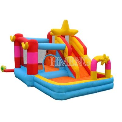 China Family Party Hot Sale Inflatable Castle Air Bounce Jumping House With Slide For Kids for sale