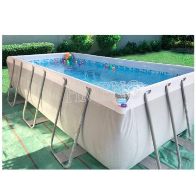 China Easy Install Customized Inground Above Ground Inflatable Swimming Pool PVC Outdoor Swimming Pool For Sale for sale