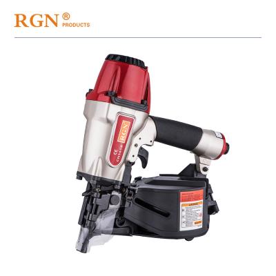 China RGN Air Nailer Gun CN565B for House Building with Coil Plastic Collated Nails 250~400 Nails for sale