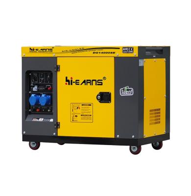 China DG14000SE 1102FD Single Phase Silent Air Cooled Diesel Generator 12KVA DG14000SE for sale