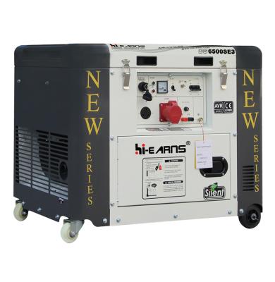 China Best Price Silent Top Open Generator 5kva Diesel Generator DG6500SE3 for sale