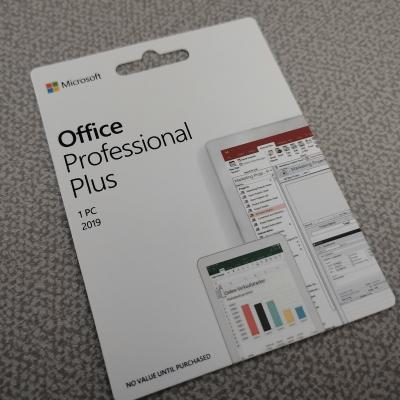 China Wholesale Office 2019 Professional Office 2019 Pro Plus Keycard Version English 2019 Office Pro Plus for sale