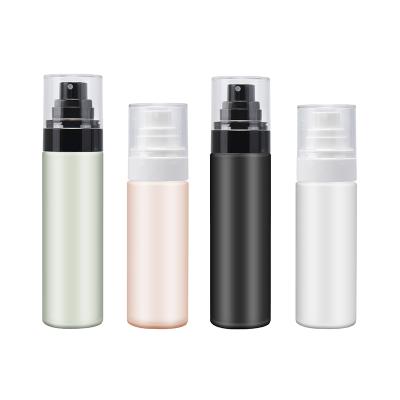 China Hot Sale 100ml Pet Black Cosmetic Bottles PET Clear Fine Mist Spray Bottle for sale