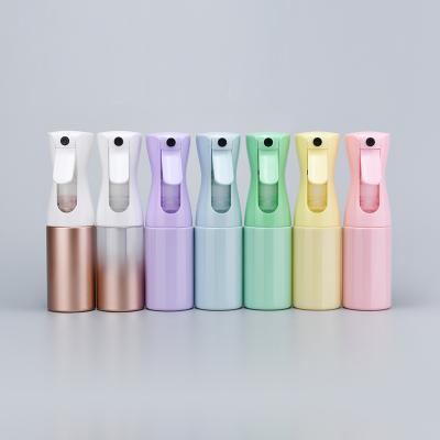 China 200ml 300ml 500ml plastic frosted refillable water sprayer fine mist continuous spray bottles for sale