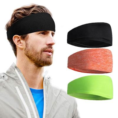 China Sport Custom Design Cotton Outdoor Polyester Sports Gym Basketball Headband Custom Main Elastic for sale