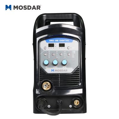 China Wire Driver MOSDAR Power MIG200 MIG Welder Portable Multi Process MIG Welder CAT 200a High Frequency MIG Welder for sale