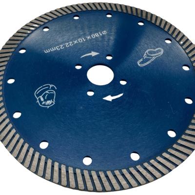 China NO-Chipping Turbo Saw Blade for Non-destructive Cutting and Grooving on Marble Granite Ceramic Tile for sale